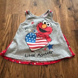 Elmo patriotic shirt